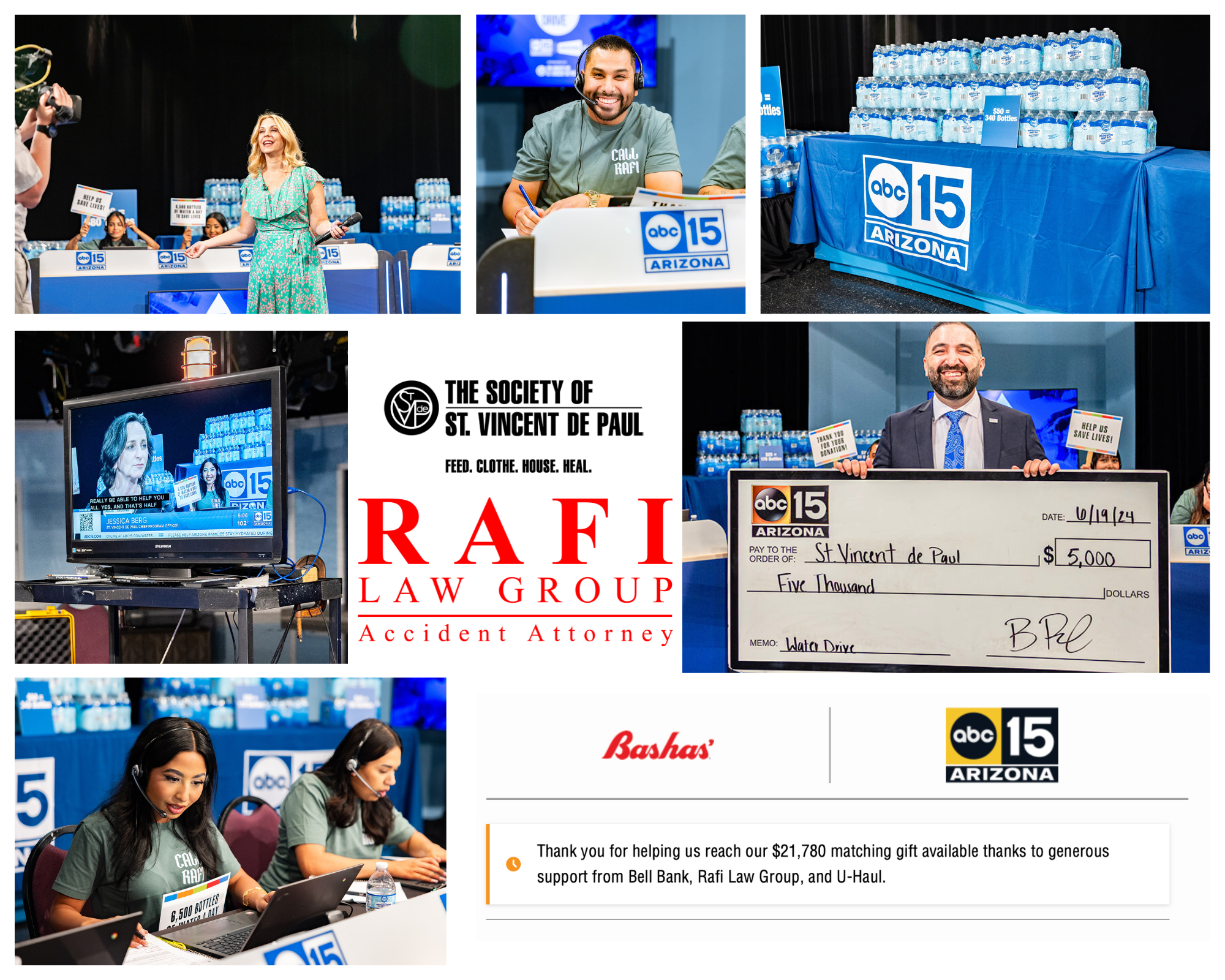 St. Vincent de Paul Water Drive Telethon